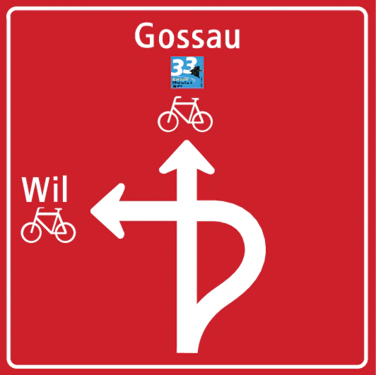4.51.5 - Wegweiser-Tafel 4.51.5 Verkehrsschild