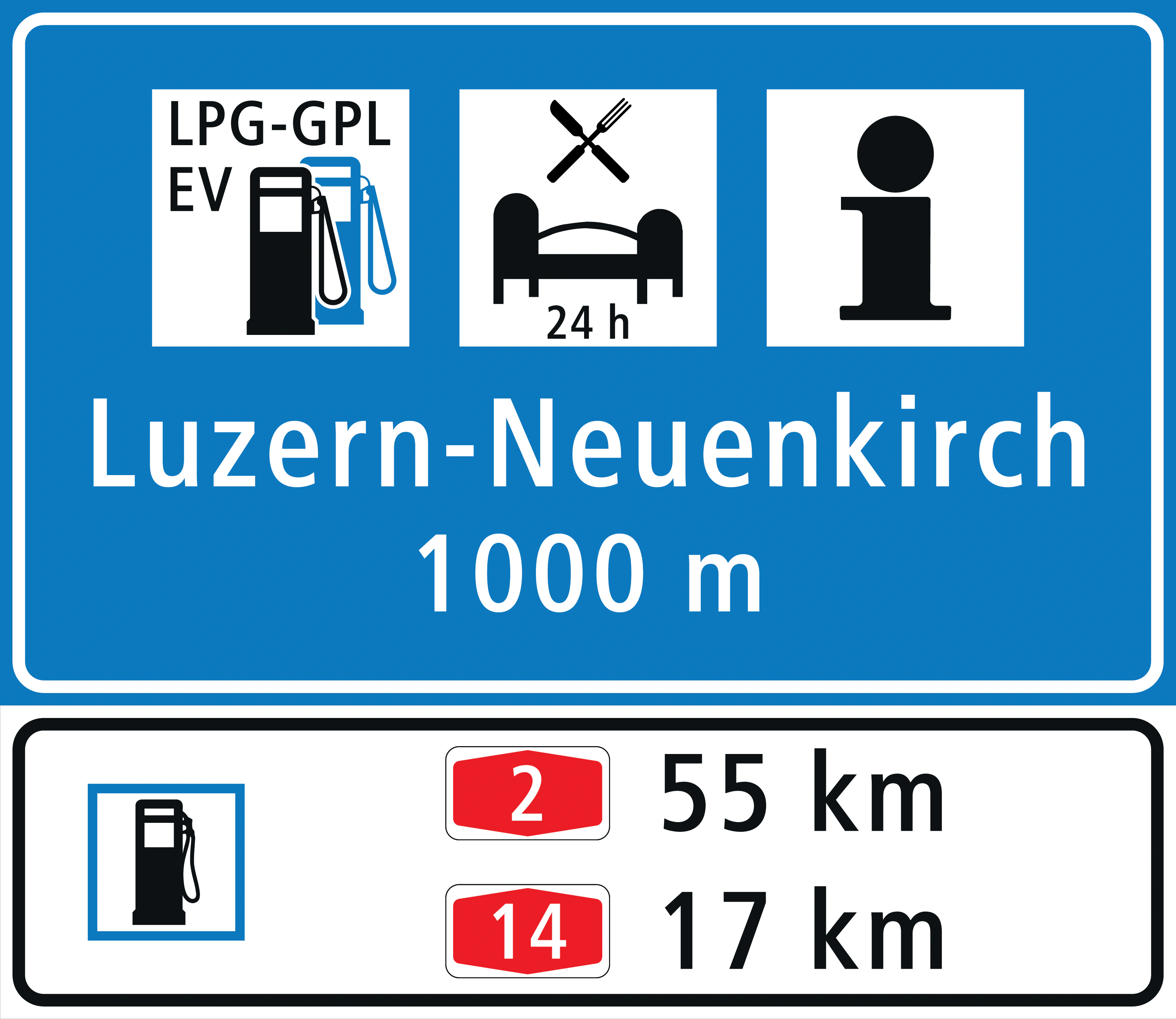4.74 - Wegweiser 4.74 Verkehrsschild