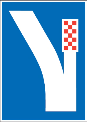 4.24 - Ausweichroute Verkehrsschild