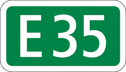 4.56 - Nummer einer Europastraße Verkehrsschild
