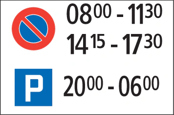5.10 - Gibt Ausnahmen vom Halteverbot an Verkehrsschild