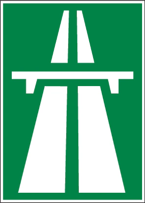 4.01 - Autobahn Verkehrsschild