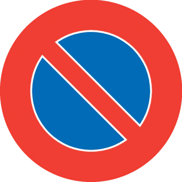 2.50 - Absolutes Halteverbot Verkehrsschild