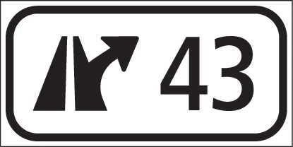 4.59 - Nummer für Ausfahrten Verkehrsschild