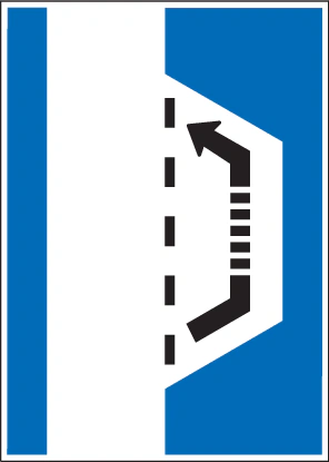 4.15 - Ausweichstelle Verkehrsschild