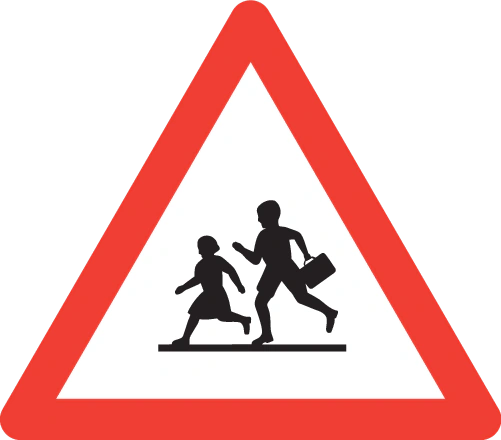 1.23 - Presencia de niños señal de tráfico