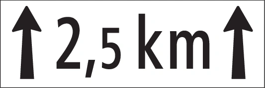 5.03 - Gültigkeitsbereich (der Bereich, für den eine Gefahr, Vorschrift, Beschränkung oder ein Hinweis gilt) Verkehrsschild