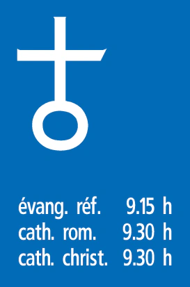 4.84-F - Restaurant (Französische Variante) Verkehrsschild