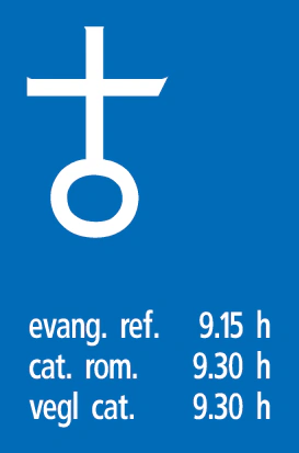 4.84-R - Restaurant (Rätoromanisch) Verkehrsschild