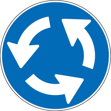 2.41.1 - Kreisverkehr Verkehrsschild