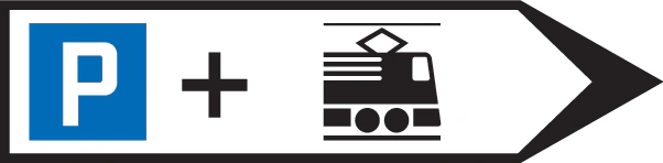 4.46.1 - Schild für Park & Ride Verkehrsschild