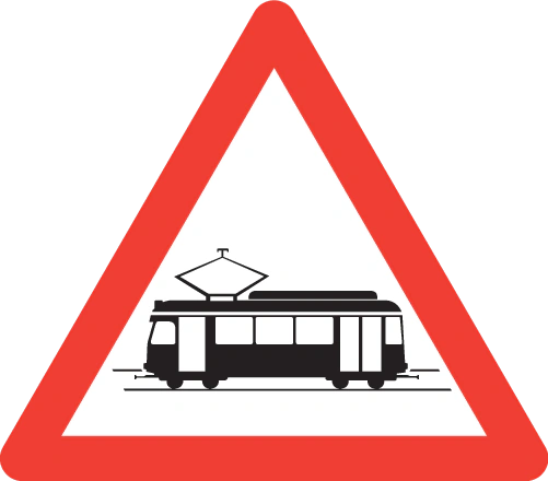 1.18 - Tranvía (solo Suiza) señal de tráfico