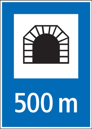4.07-1 - Tunnel (Variante 1) Verkehrsschild
