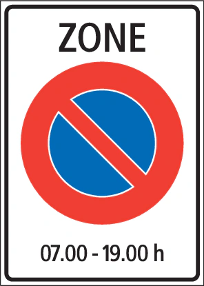 2.59.1-1 - Zonenbeschilderung 2.59.1 (Variante 1) Verkehrsschild