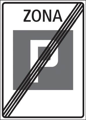 2.59.2-4 - Zonenregelungszeichen 2.59.2 (Variante 4) Verkehrsschild