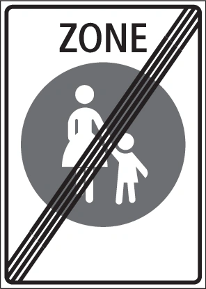 2.59.4-D-F - Zonenregelungszeichen 2.59.4 (deutsche und französische Variante) Verkehrsschild