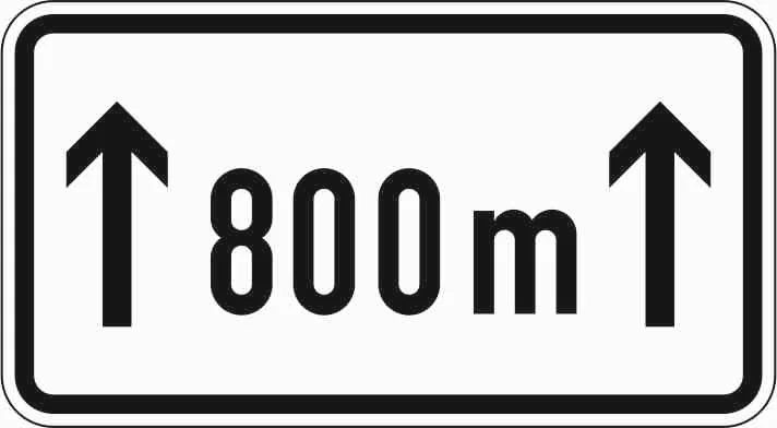 1001-30 - ...m (la segunda parte del subnúmero representa el valor numérico) señal de tráfico