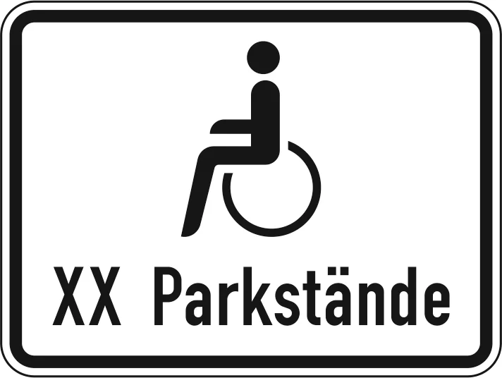 1044-12 - Solo personas con discapacidad con movilidad reducida excepcional, ciegos, con plazas de aparcamiento señal de tráfico