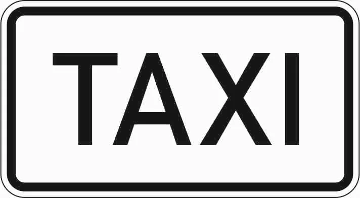 1050-30 - Taxi señal de tráfico