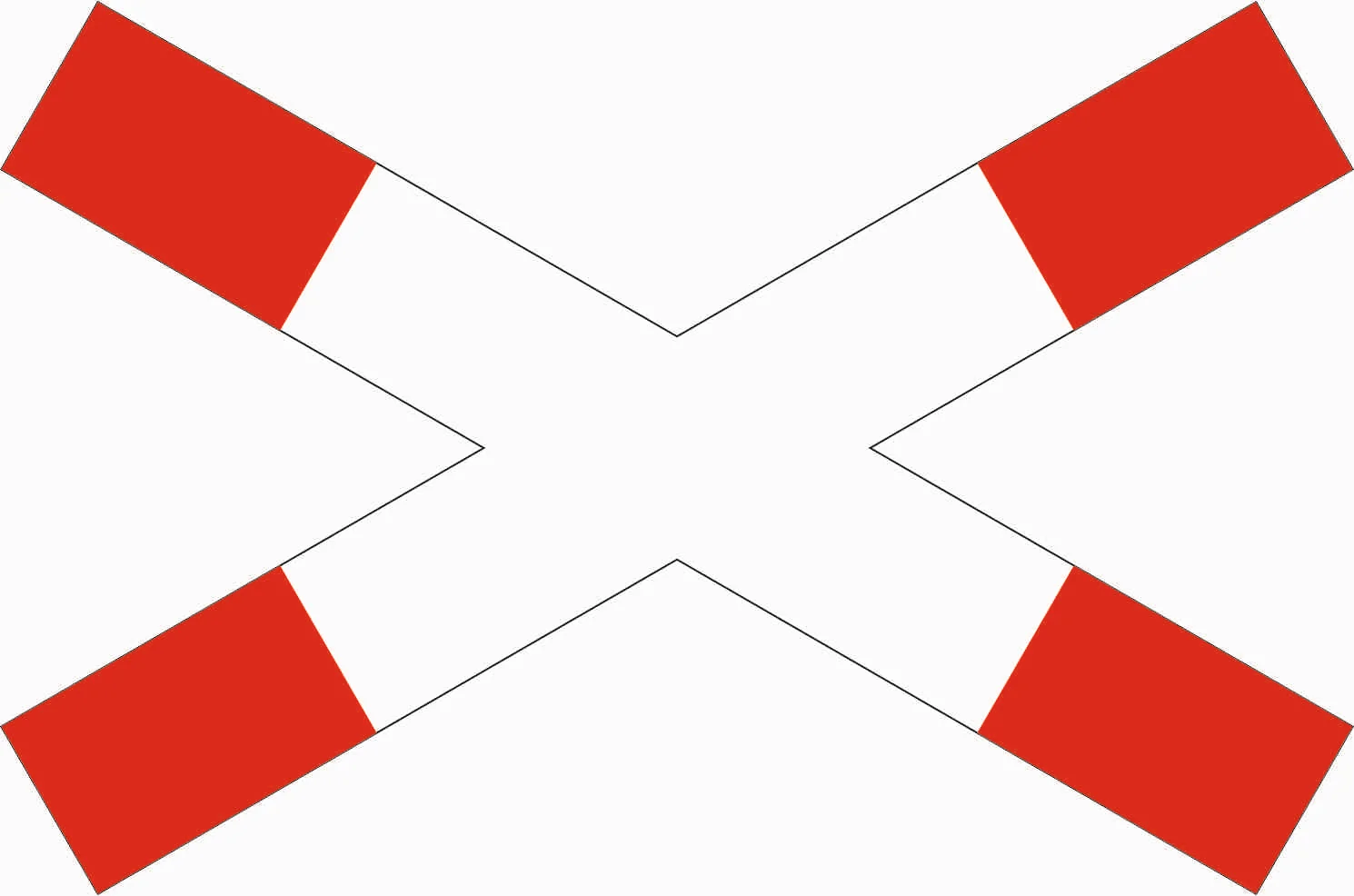 201-52 - Cruce de ferrocarril - tumbado señal de tráfico
