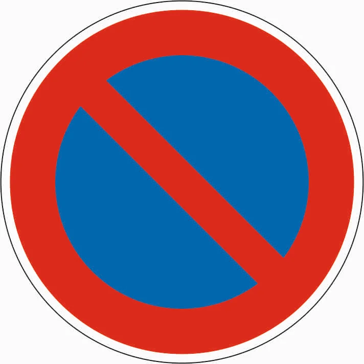 286 - Prohibido aparcar señal de tráfico