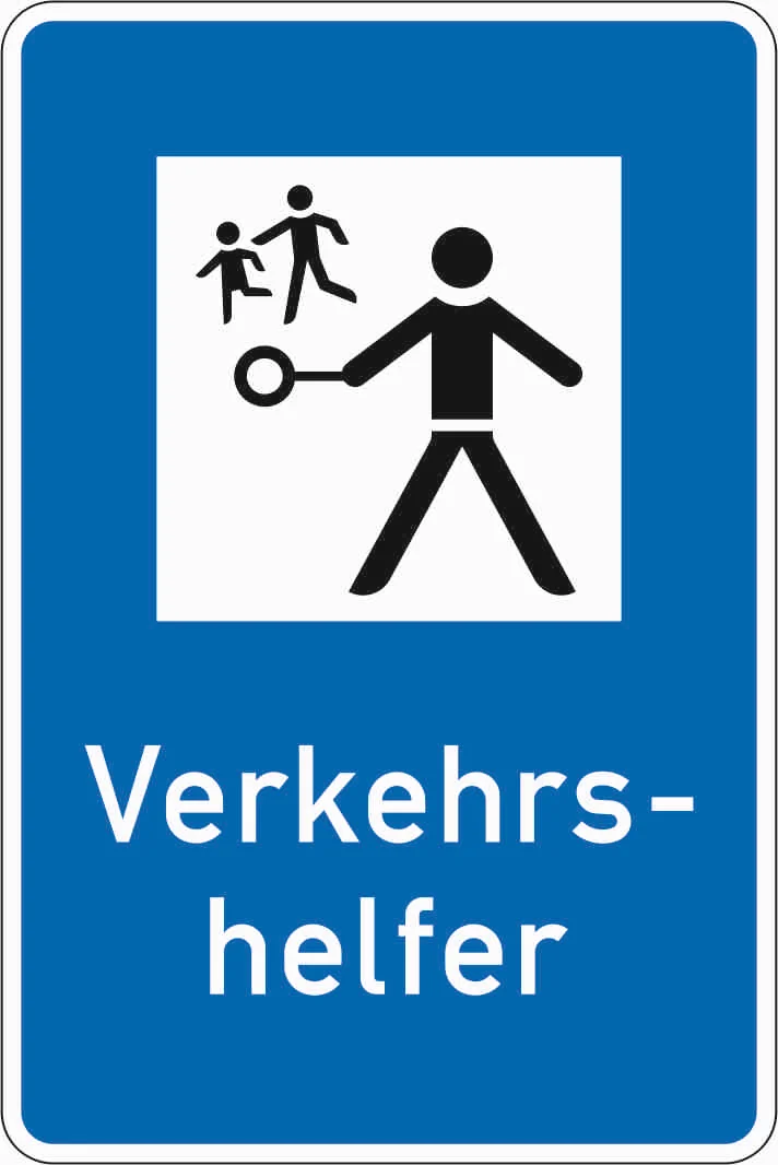 356 - Verkehrshelfer Verkehrsschild