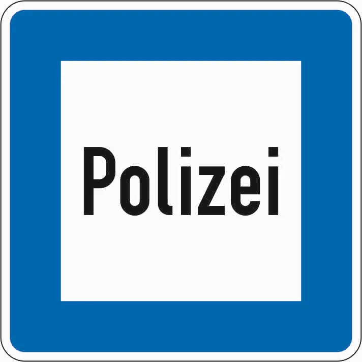 363 - Polizei señal de tráfico