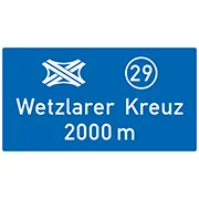 448 - Knotennummer Verkehrsschild