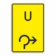 455.1 - Ankündigung Fortsetzung Umleitung Kreisverkehr Unternummern - -13, -23, -31 Bild-Download sind Bilder Unternummern in einem ZIP-Archiv gepackt Verkehrsschild
