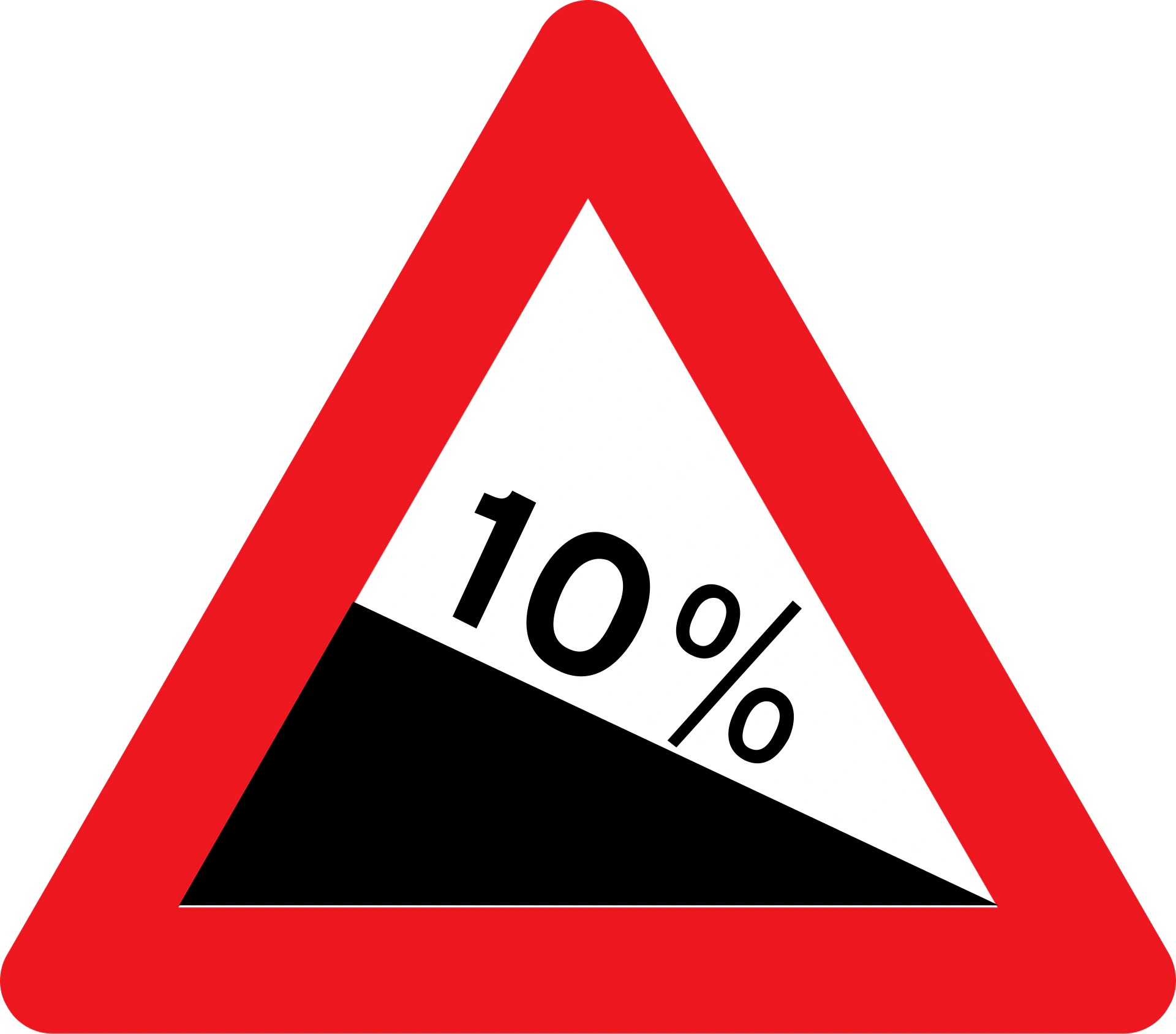 a46-1-downward-gradient - A46.1 Gefälle Verkehrsschild