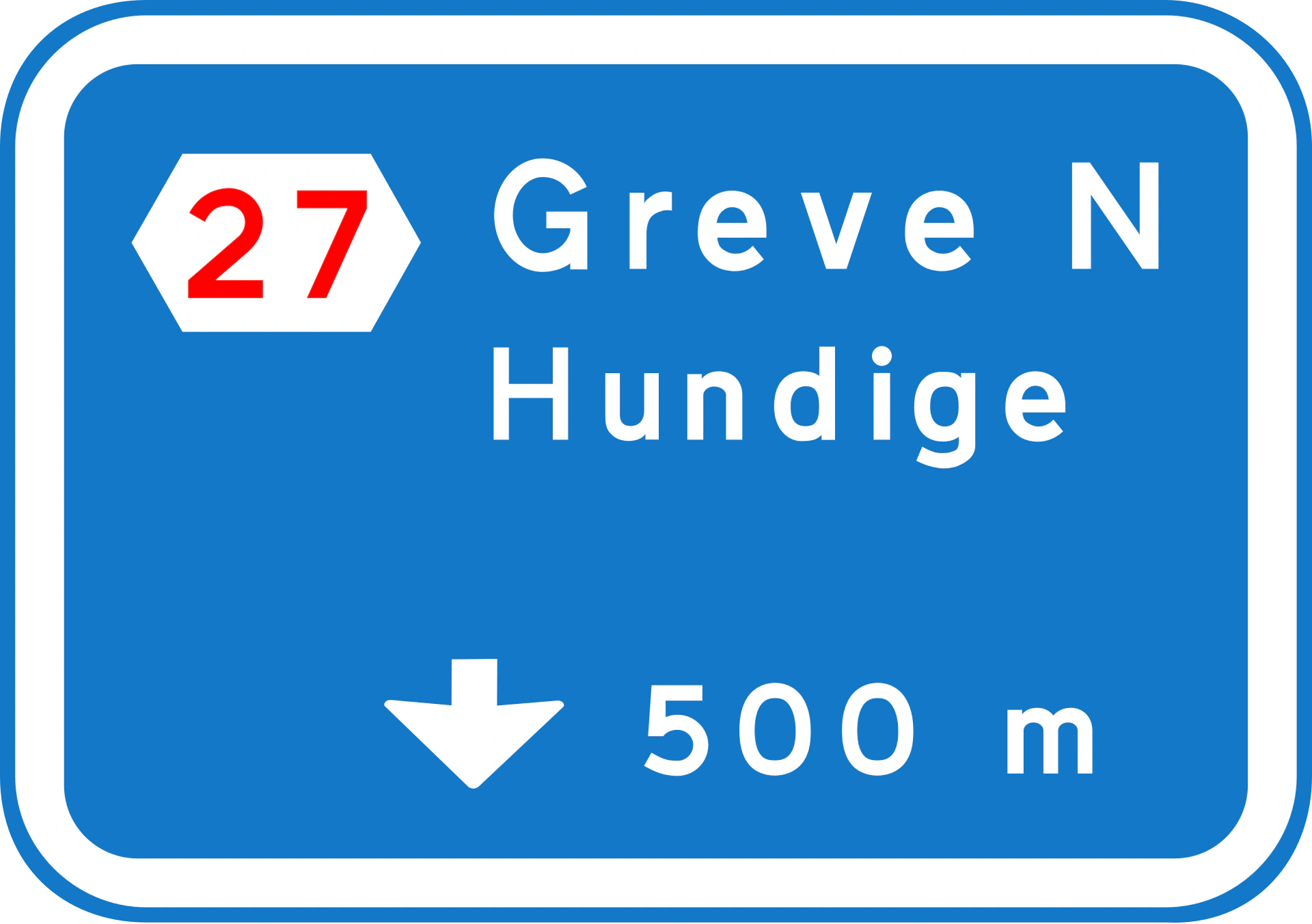 J11 - Vorgeschriebene Fahrtrichtung / Fahrstreifen Verkehrsschild