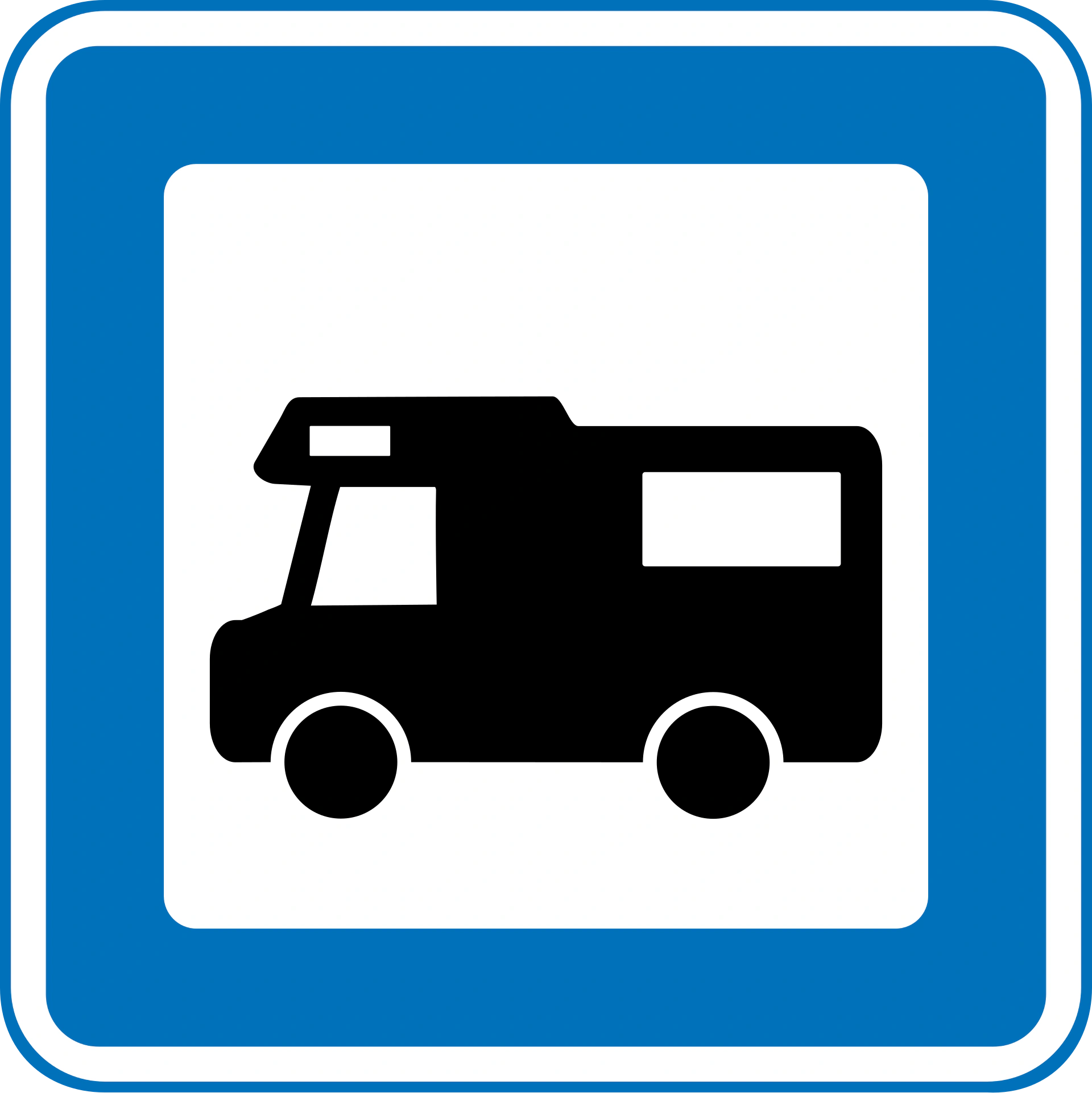 M32 - Wohnmobilstellplatz Verkehrsschild