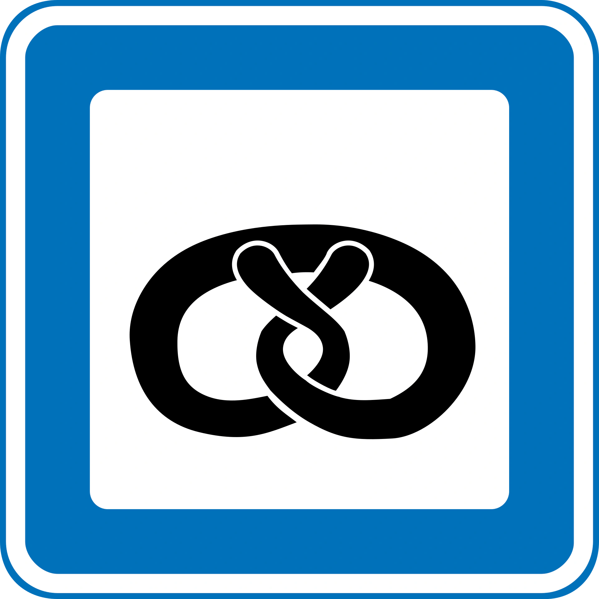 M103 - Baker Verkehrsschild