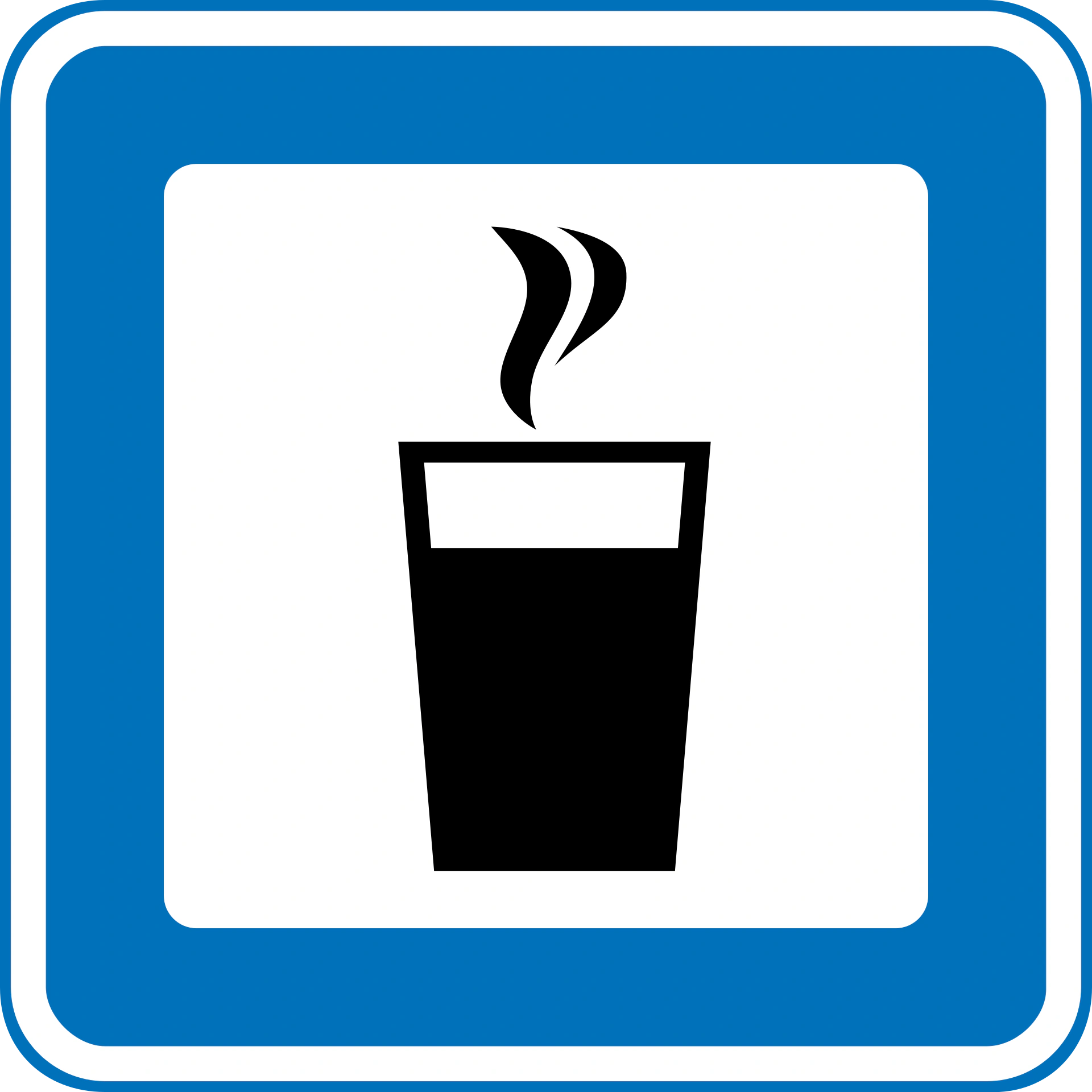 M111 - Café Verkehrsschild