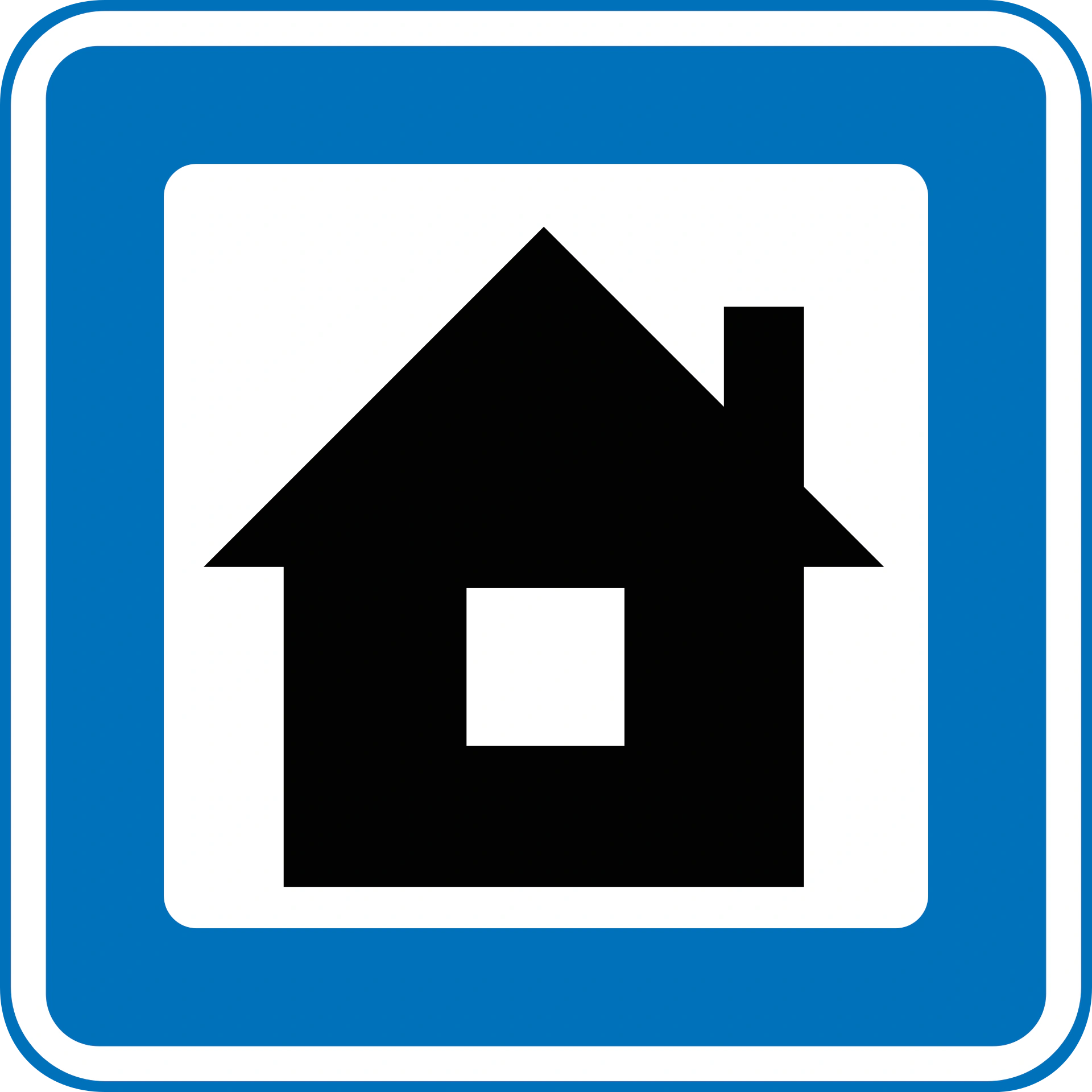 M33 - Campingplätze Verkehrsschild