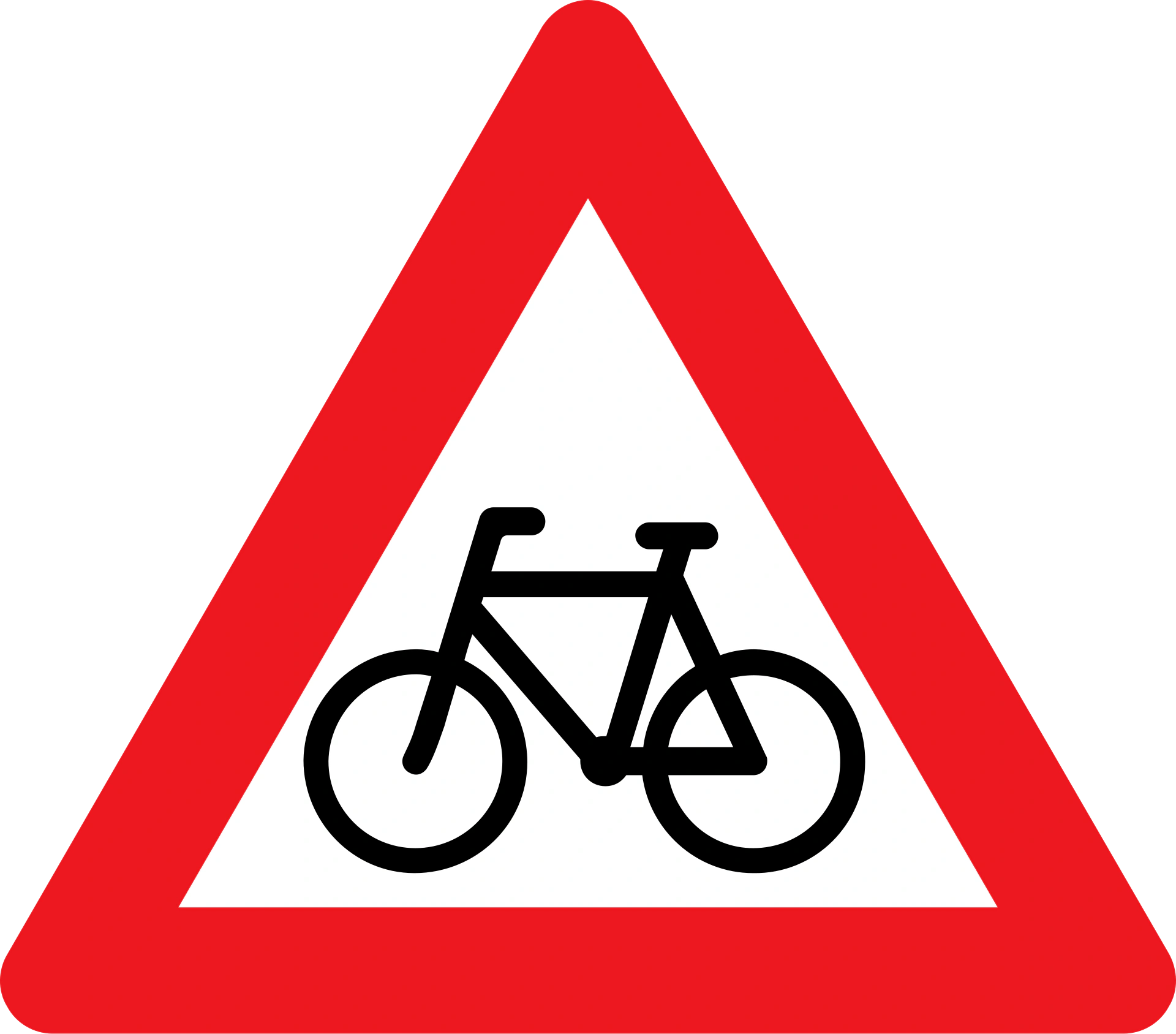 A21 - Radfahrer Verkehrsschild
