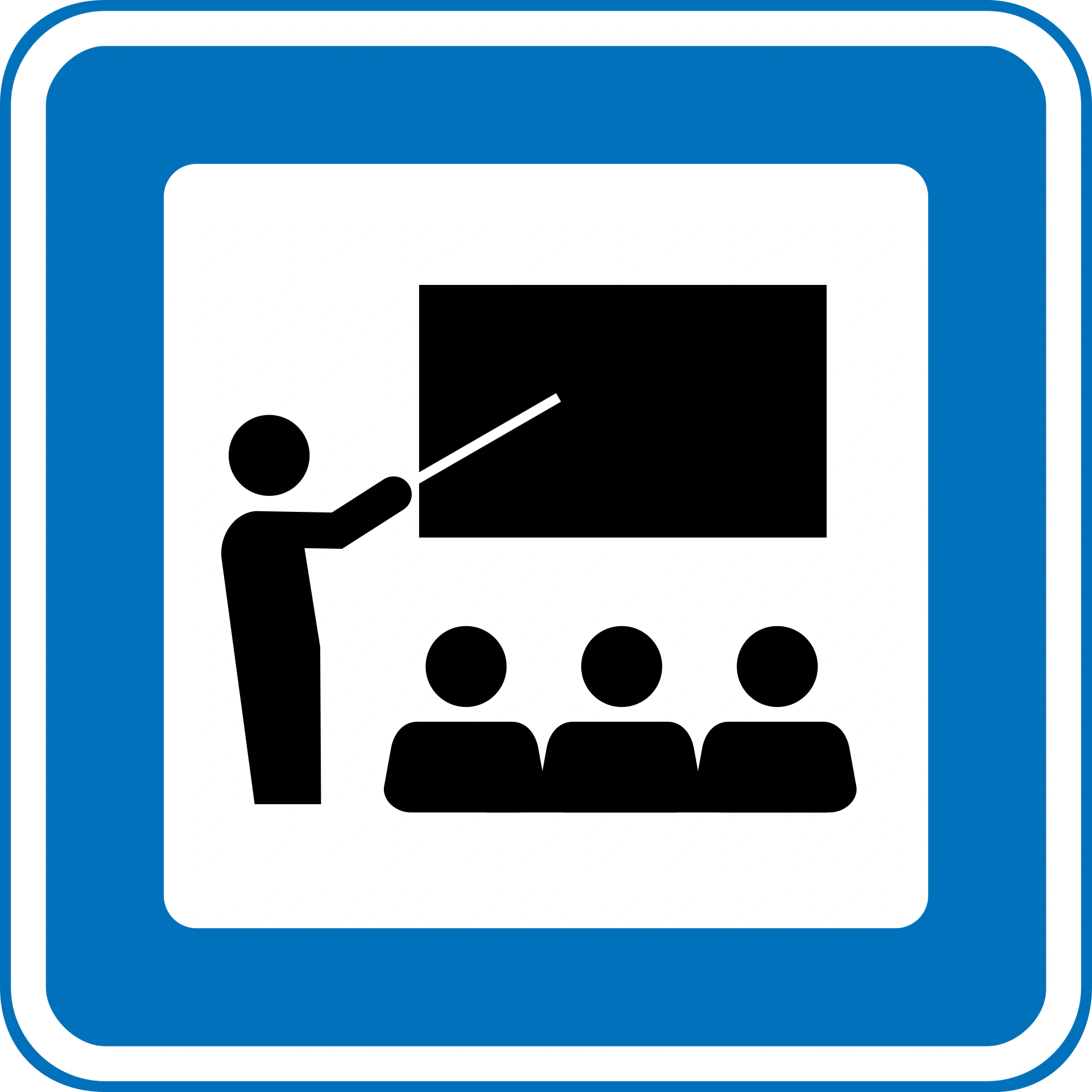 M123 - Bildungseinrichtung Verkehrsschild