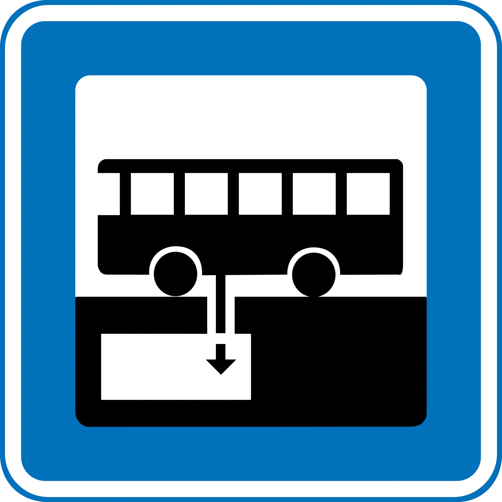 M47.1 - Entleerung chemische Toilette Verkehrsschild
