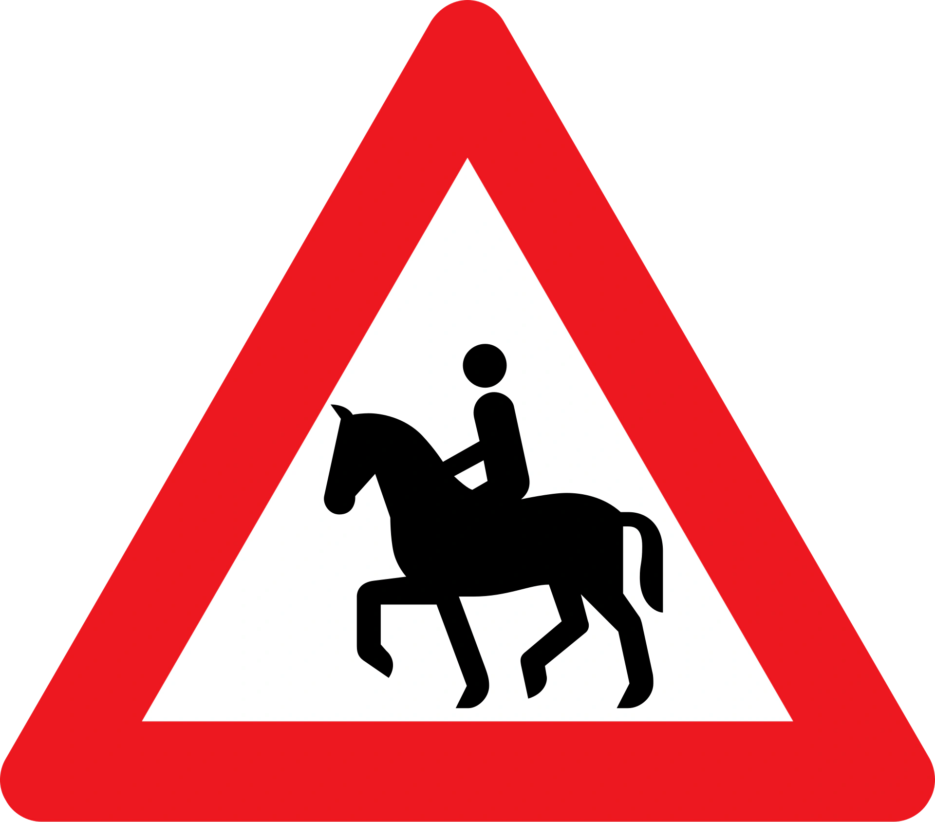 A23 - Reiter Verkehrsschild