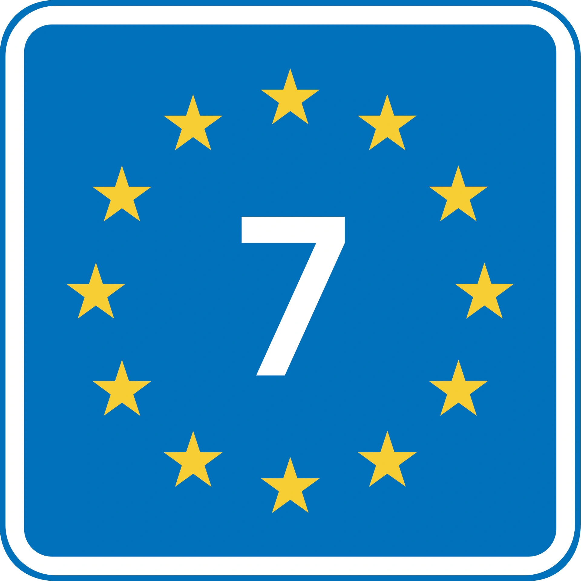 L47 - EuroVelo Verkehrsschild