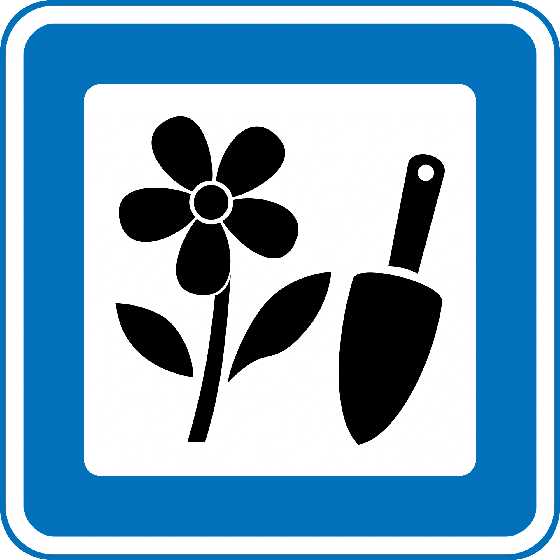 M114 - Gartencenter, Baumschule etc. Verkehrsschild