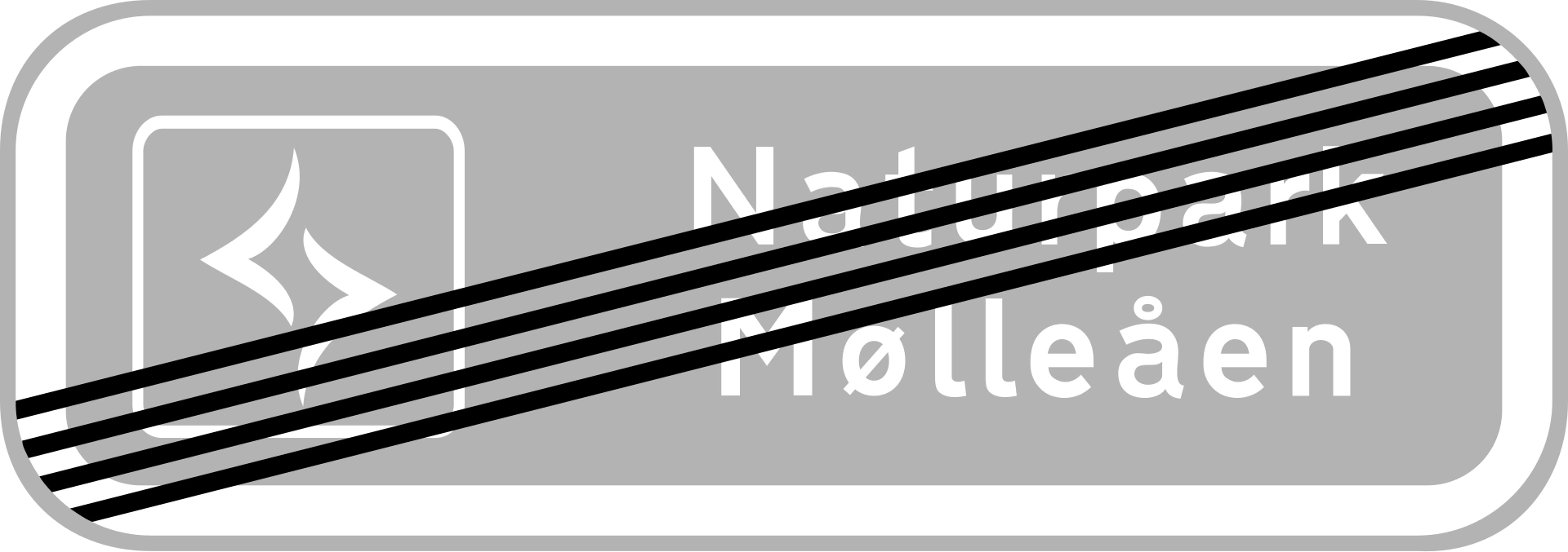 H50.1 - Verlassen von Naturpark Verkehrsschild