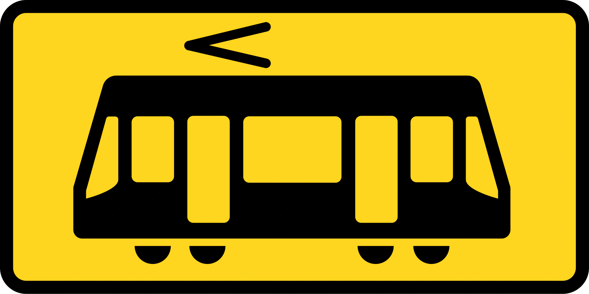 E30 - Haltestelle für Stadtbahn Verkehrsschild