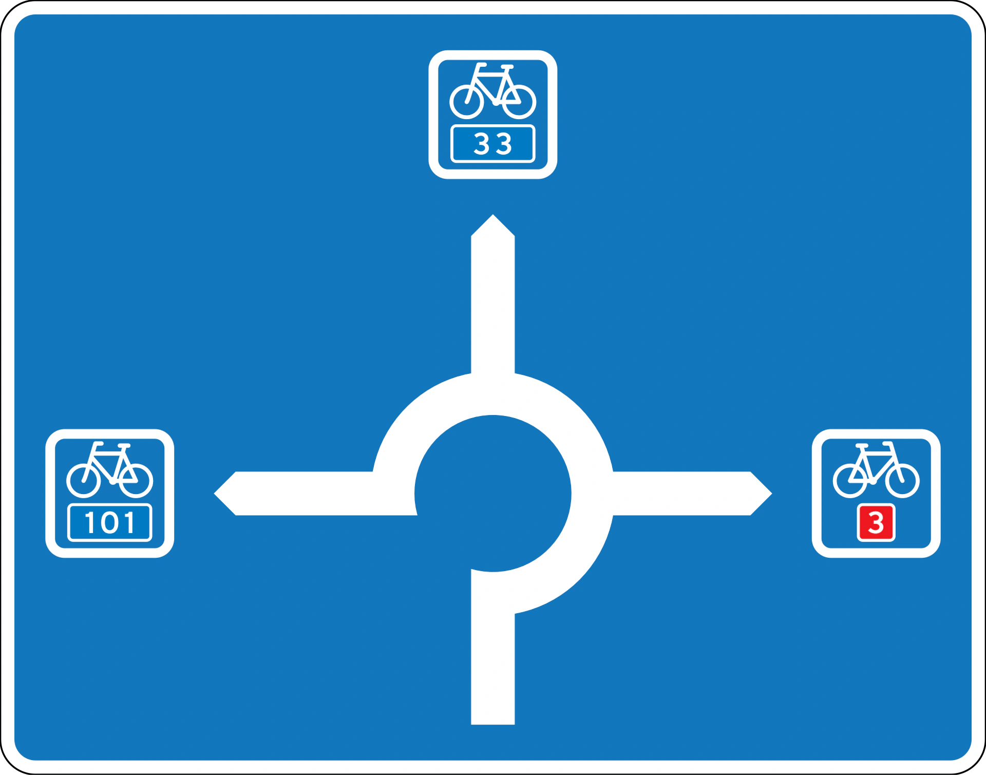 F21.4 - Kartentyp-Vorausweis-Wegweiser Verkehrsschild