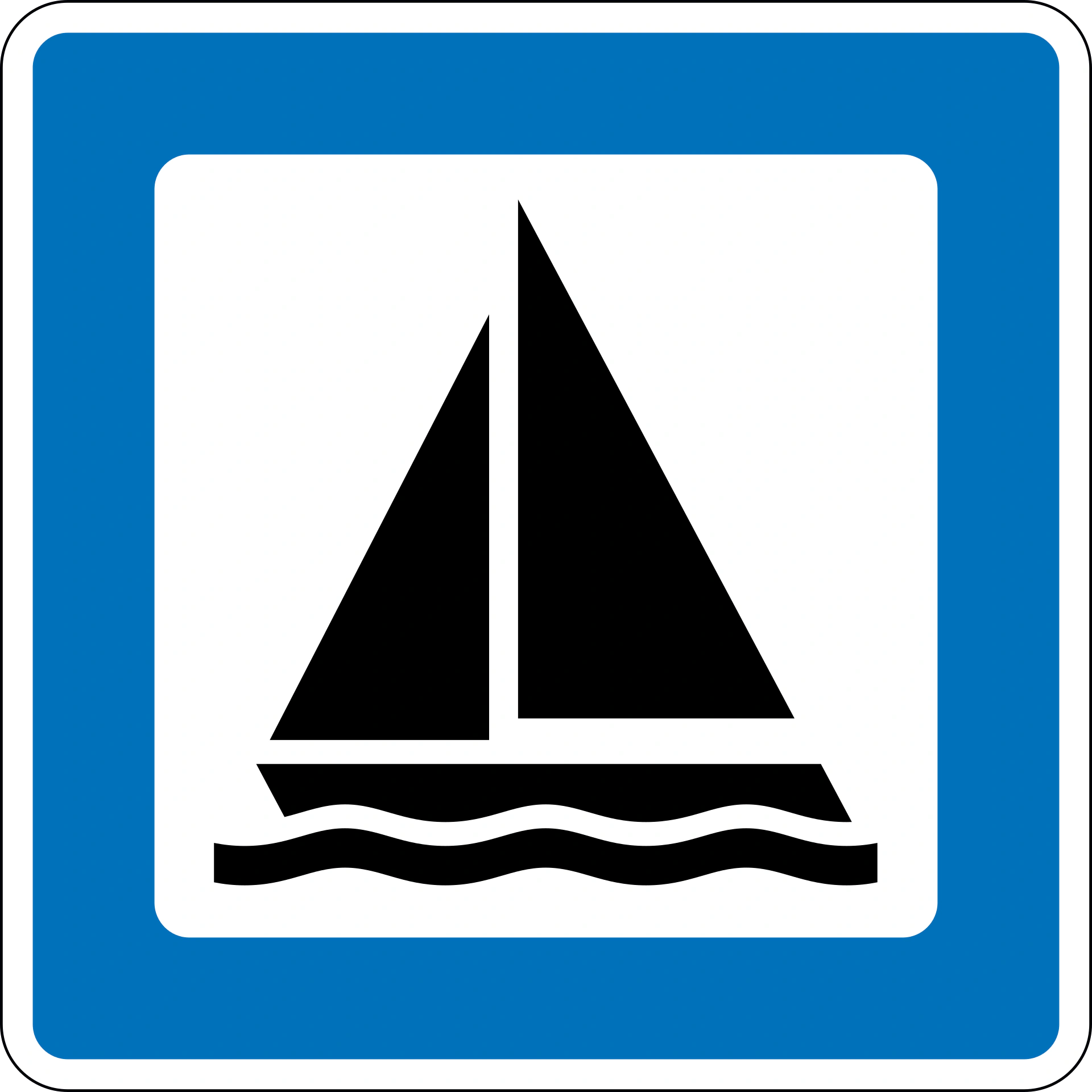 M115 - Marina Verkehrsschild