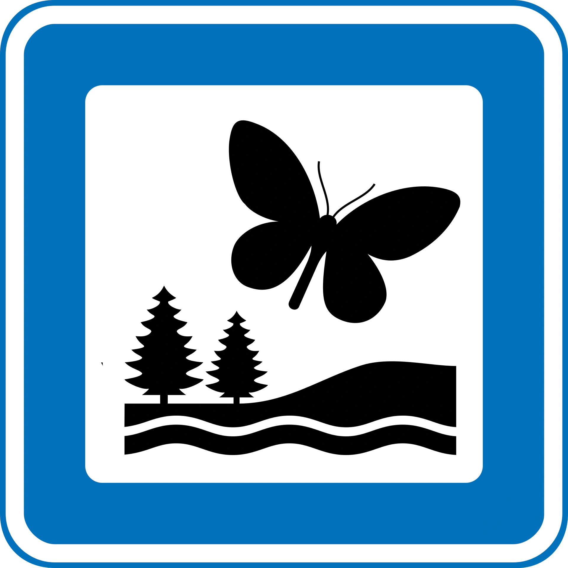 M116 - Naturschutzgebiet Verkehrsschild
