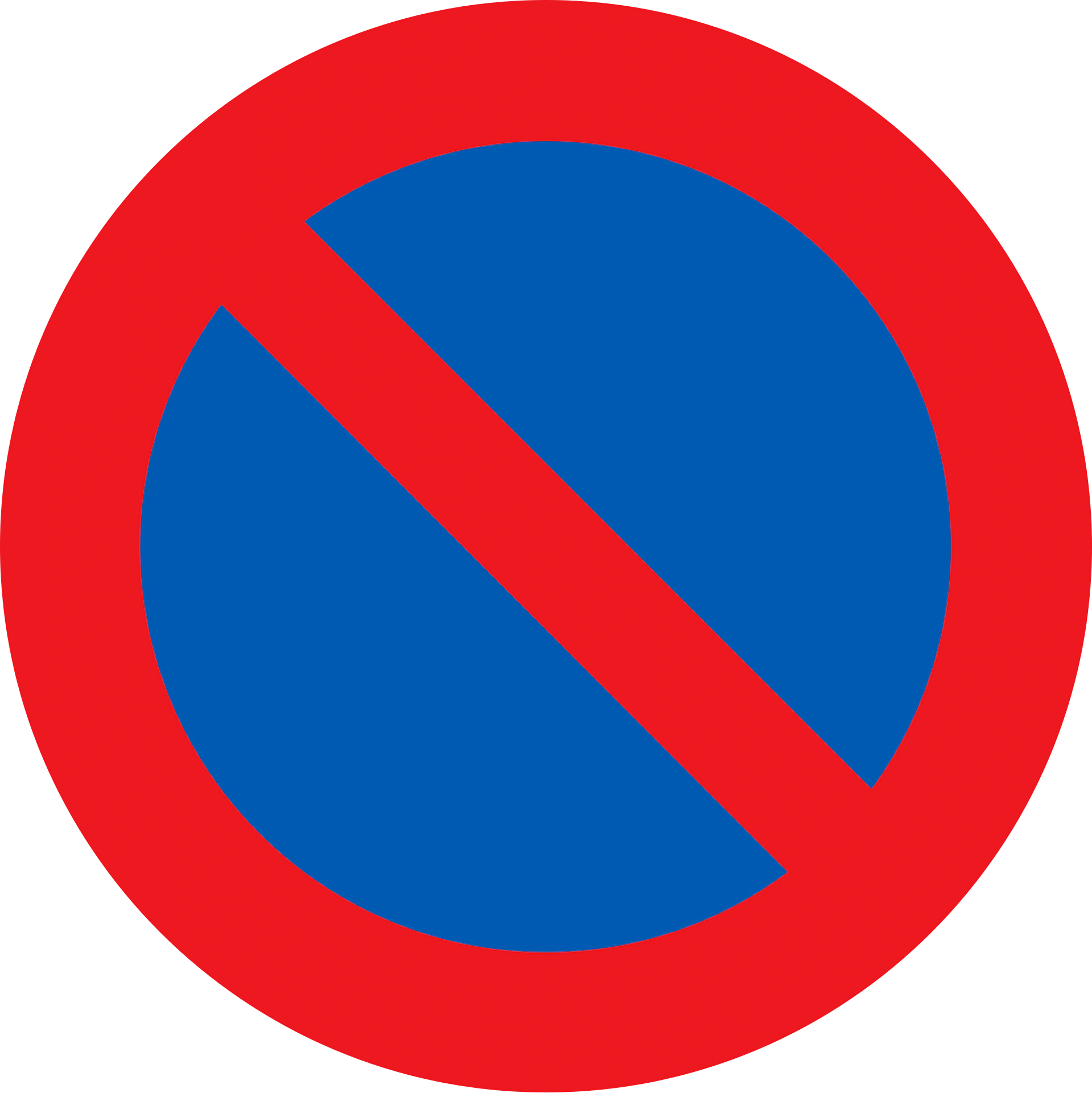 C62 - Absolutes Halteverbot Verkehrsschild