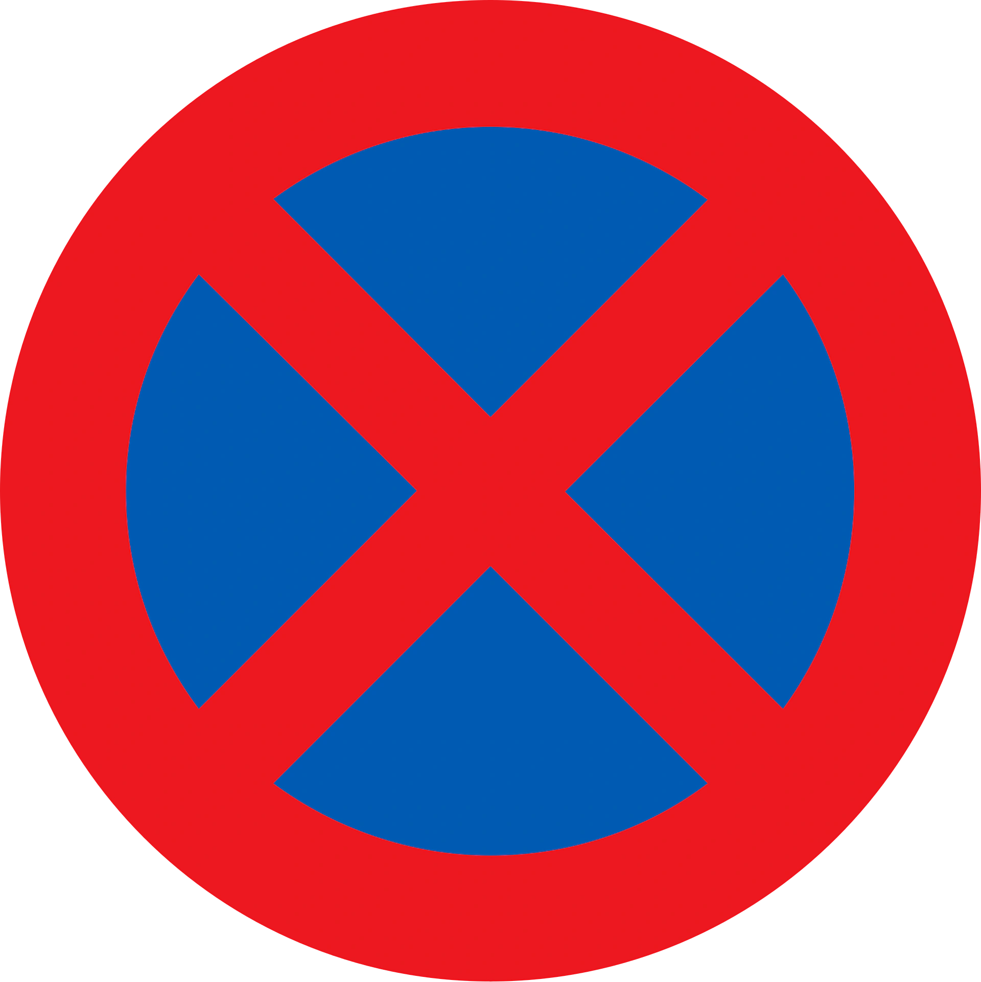 C61 - Absolutes Halteverbot Verkehrsschild