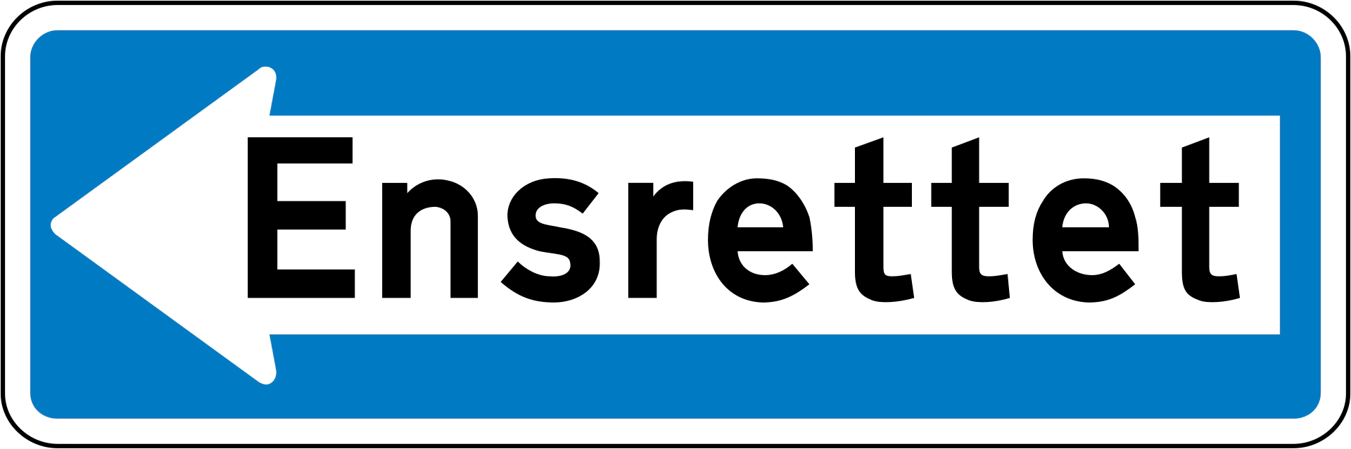 E19 - Einbahnstraße Verkehrsschild