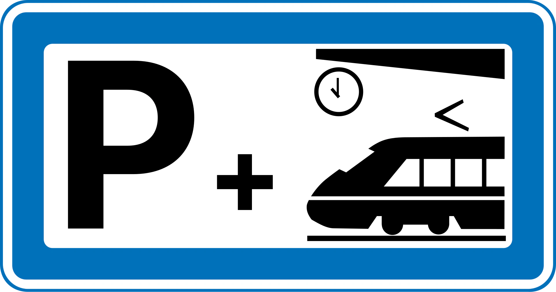 M16 - Park and ride Verkehrsschild